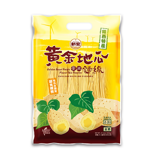 黃金地瓜麵線 600g【全素】