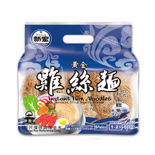 黃金雞絲麵-日式和風鰹魚風味 335g