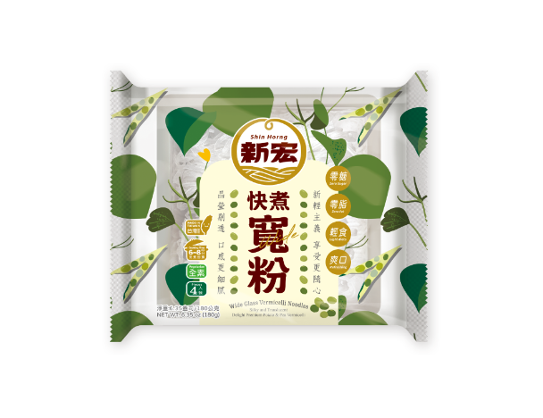 快煮寬粉180g<br><span>【全素】<br><span>$55/包  